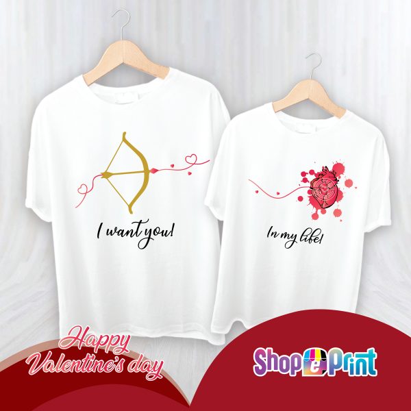T-shirt da uomo & donna girocollo Arco e Cuore - Image 2
