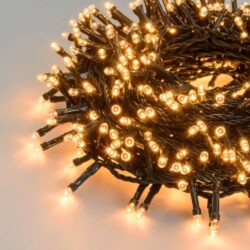 Serie luminosa di Natale 180 led luce calda