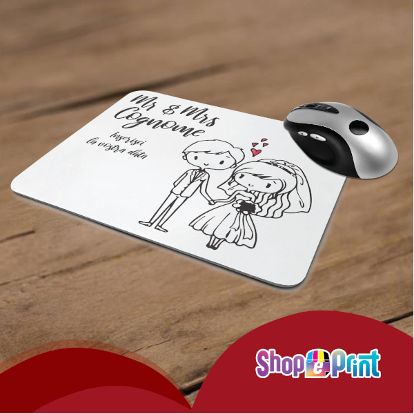 Tappetino Mouse Personalizzabile San Valentino