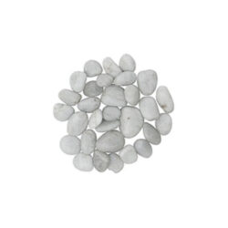 CIOTTOLI LEVIGATI BIANCO (CONF.10KG.) levigati. Diametro 24÷40 mm Confezione da 10 kg