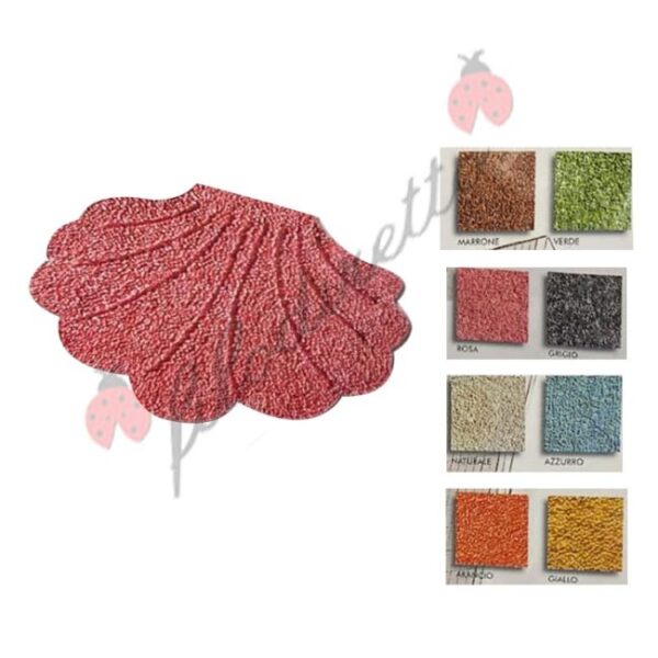 Saniflor Tappeto Bagno Fantasy Conchiglia 90x75cm