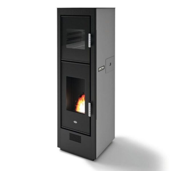 stufa pellet ventilato canalizzabile con forno 8,5 kw eva
