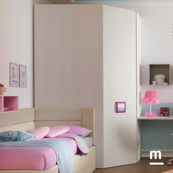 cameretta bambini con cabina armadio moretti compact - Image 5