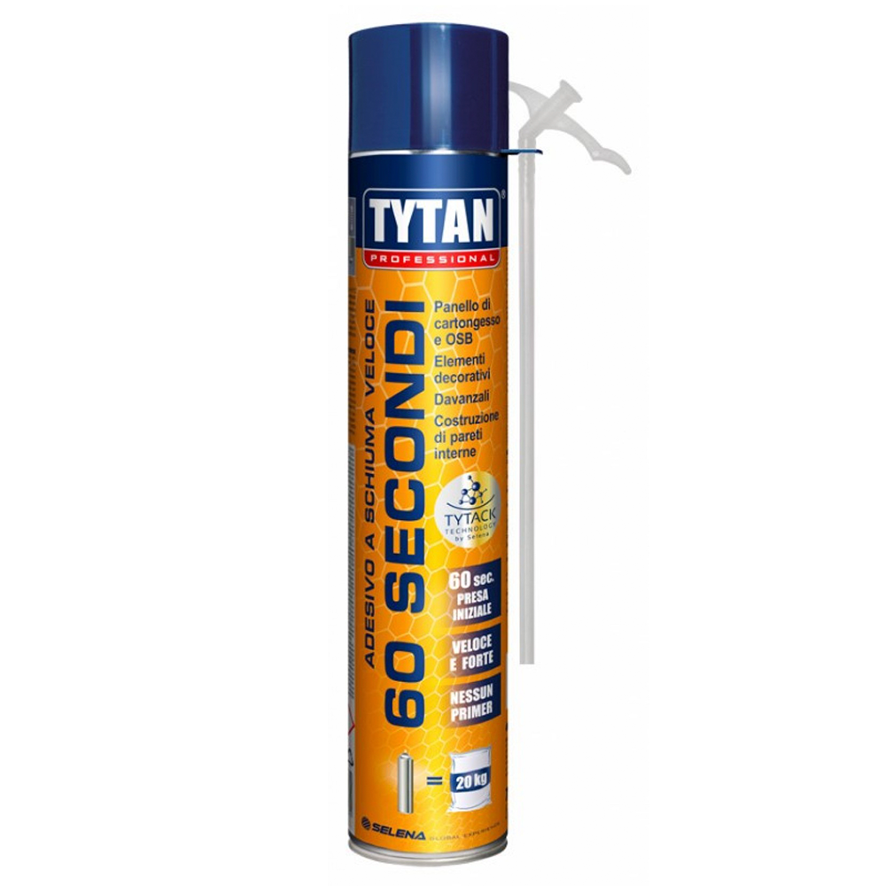 Tytan SCHIUMA POLIURETANICA 60 SECONDI MANUALE ml.750