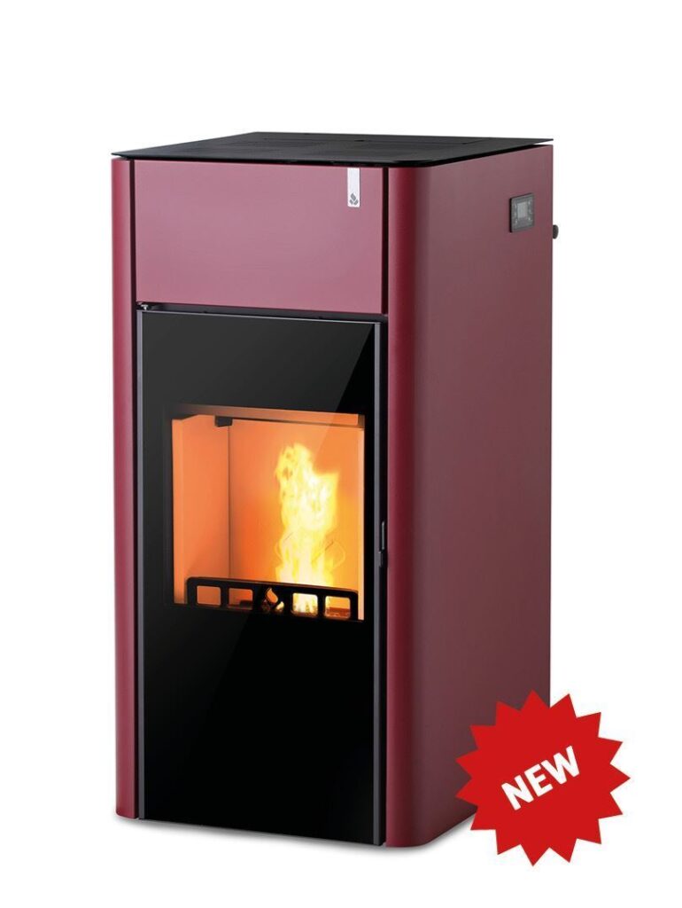 termostufa girolami nevel 28/34 kw pellet - triti - legna