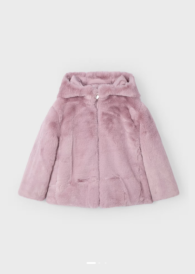 Pelliccia Bambina Rosa