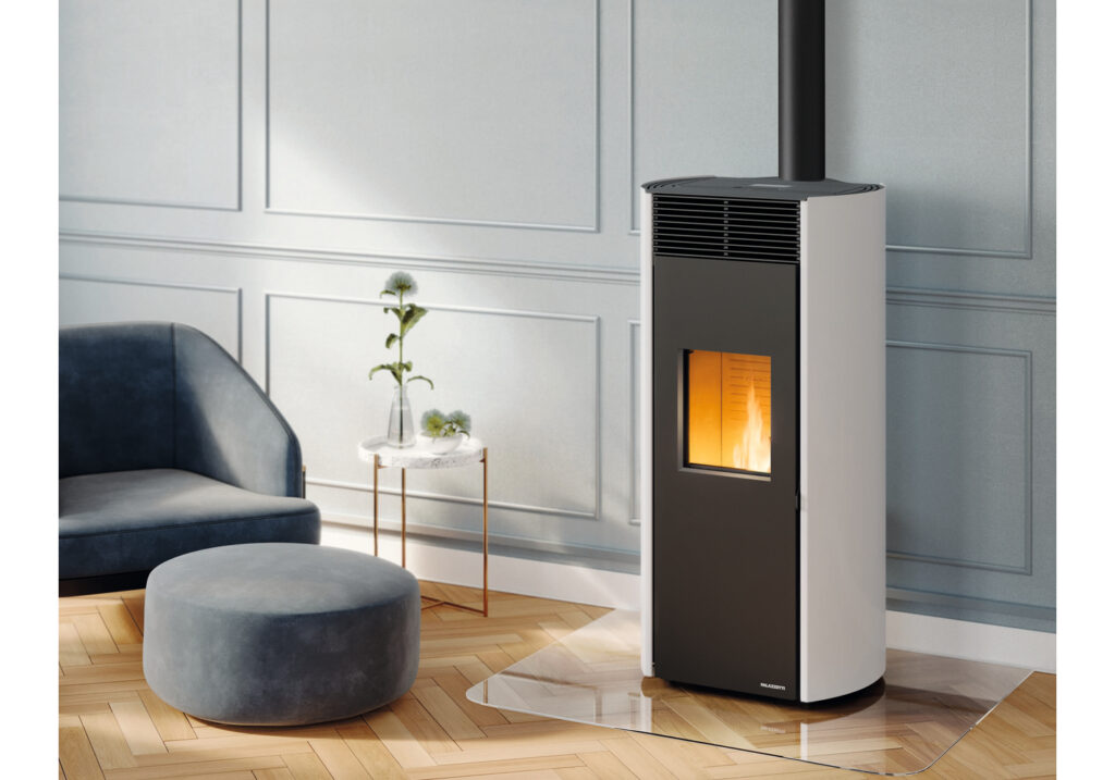 stufa a pellet ventilata palazzetti clelia tc us 5 stelle