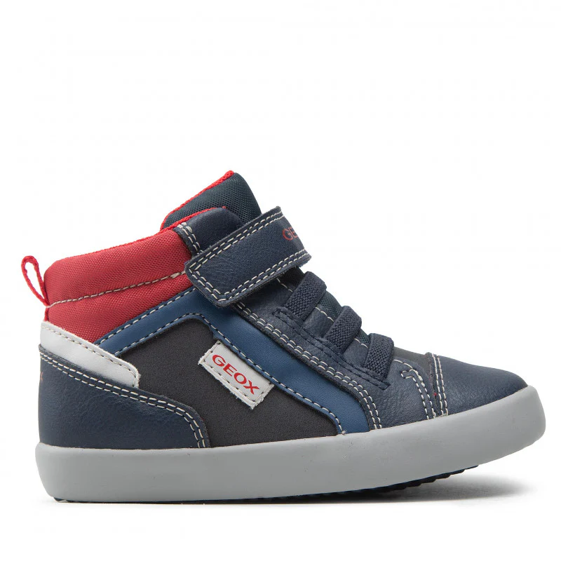 Sneakers alte blu da bambino Geox Gisli