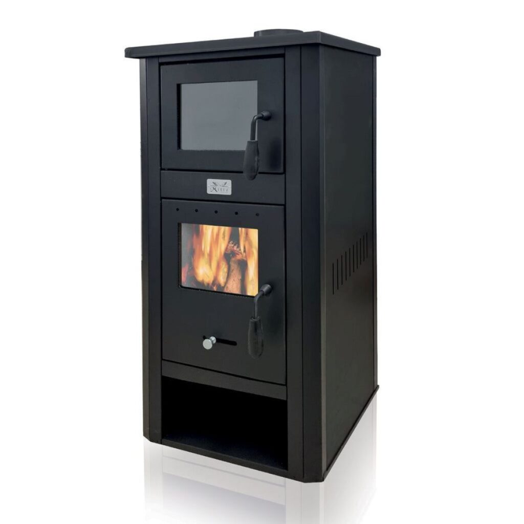stufa a legna dafne 13 kw con forno