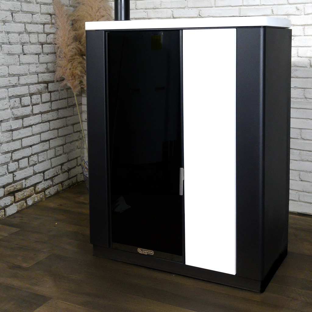 Termostufa Laura a pellet Idro Slim 24 kW Idroventilata