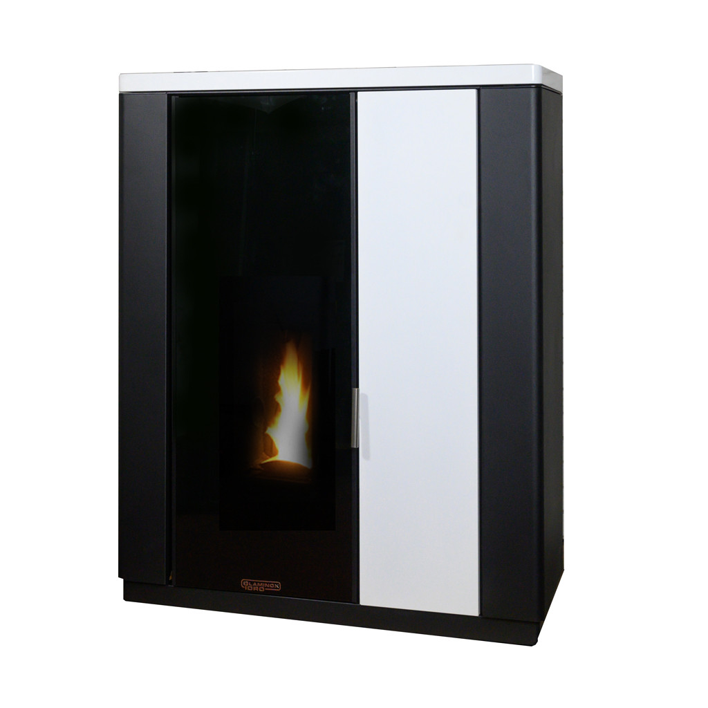Termostufa Laura a pellet Idro Slim 24 kW Idroventilata - Image 4