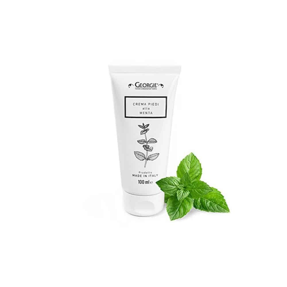 crema emolliente piedi alla menta georgie 100 ml
