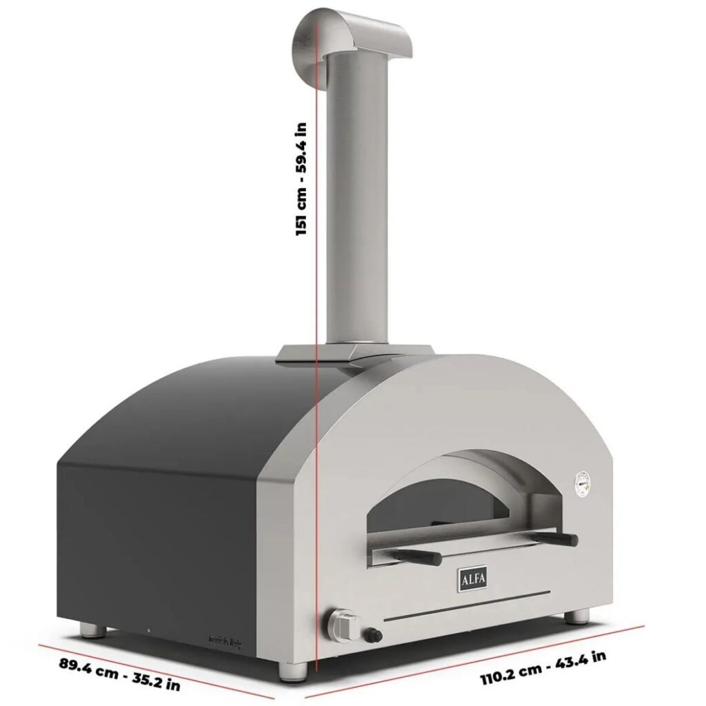 forno alfa forni modello futuro 4 pizze - Image 2