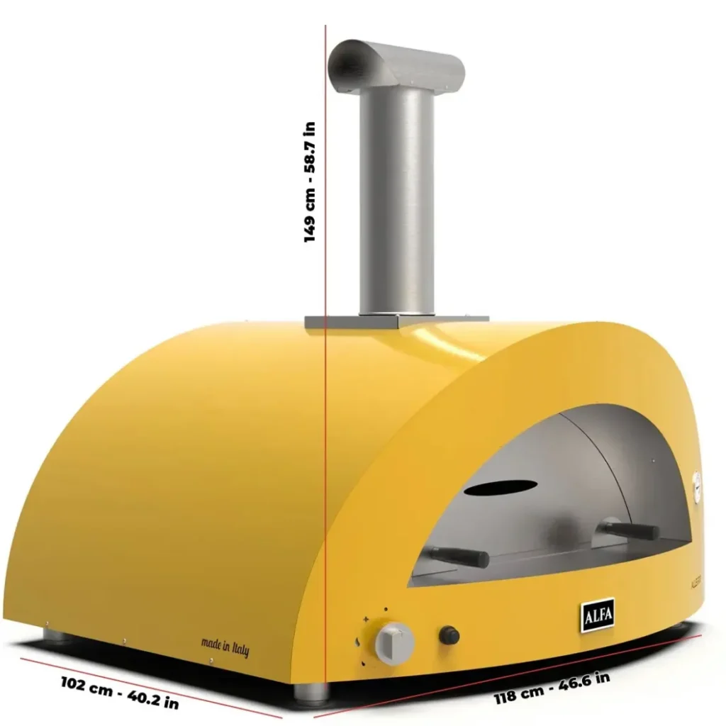 forno alfa forni moderno 5 pizze a gas - Image 3