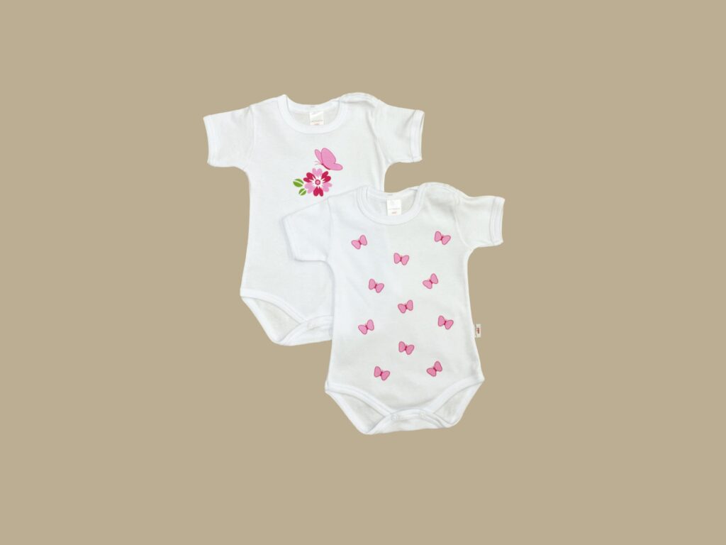 Coppia Body Neonata Cotone
