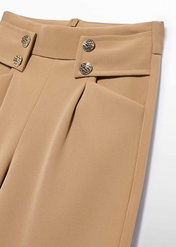 Pantalone Bambina Ragazza Camel - Image 2