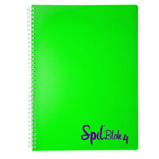 Quaderno maxi spiralato A4 spil spilblok 4d fluo 80ff 5mm