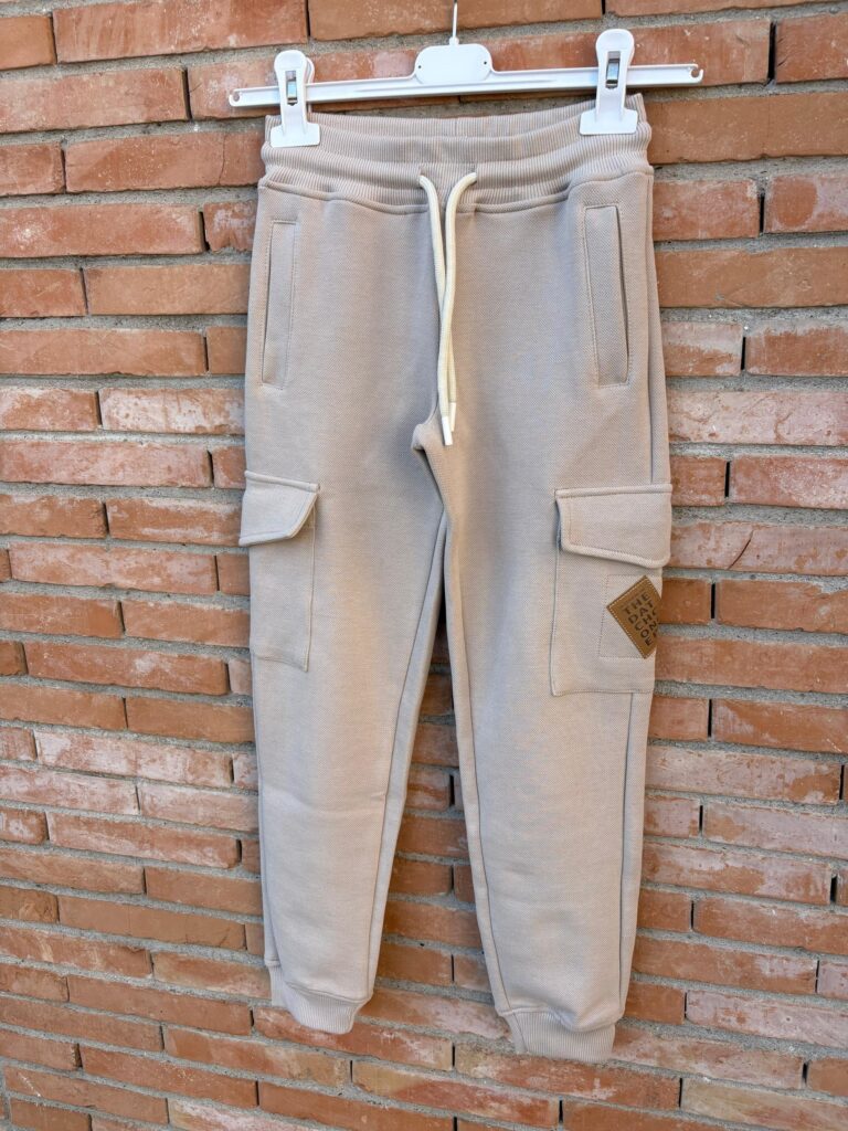Pantalone tuta Bambino beige