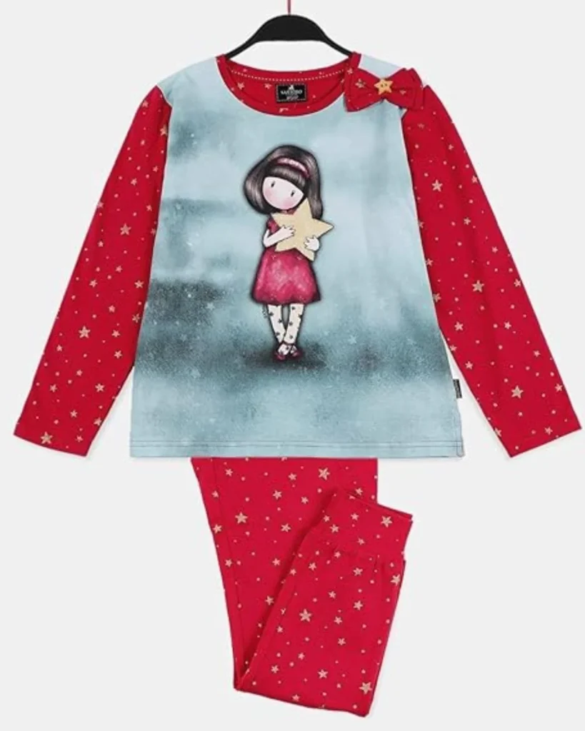 Pigiama Bambina Caldo Cotone Santoro